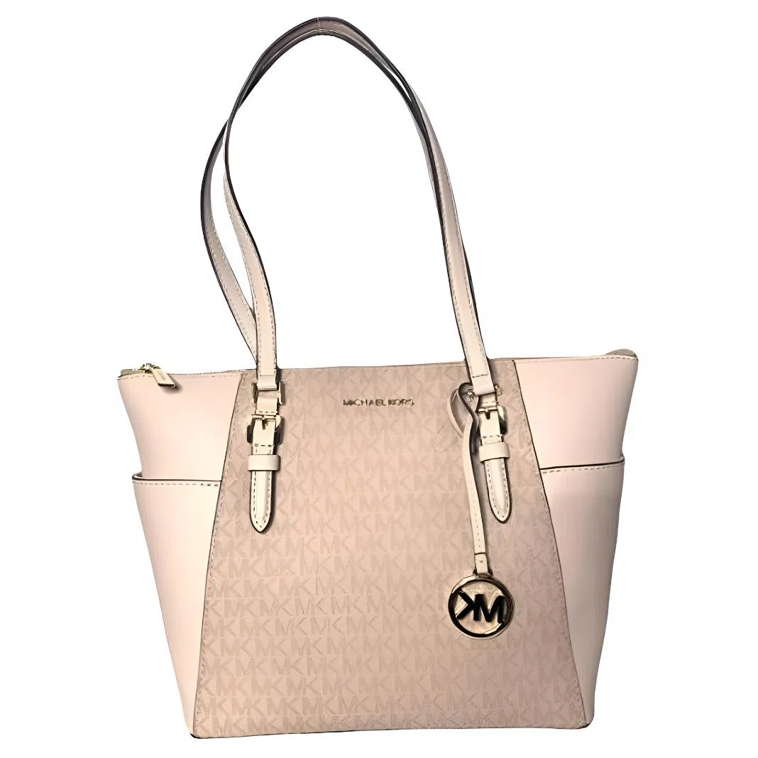 MICHAEL KORS MK Charlotte Logo Tote