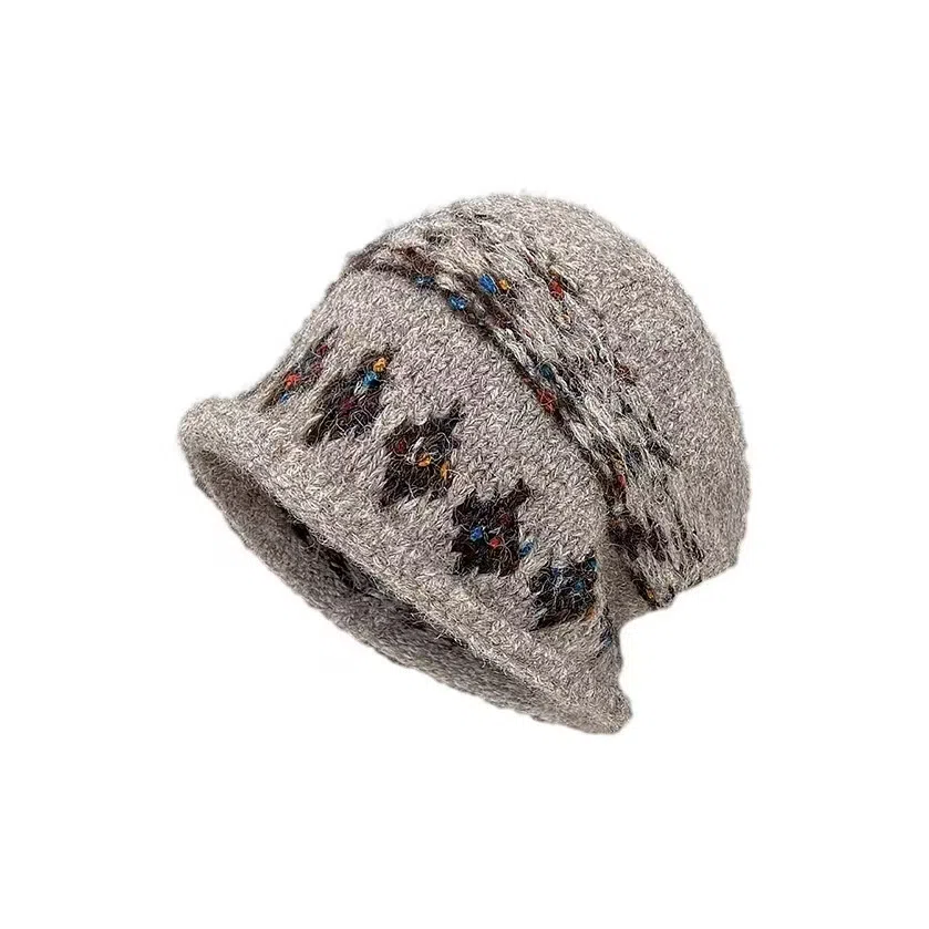 恩僾德 百搭高颜值显脸小时尚保暖氛围感 聚酯纤维 绒线帽 男女同款情侣款