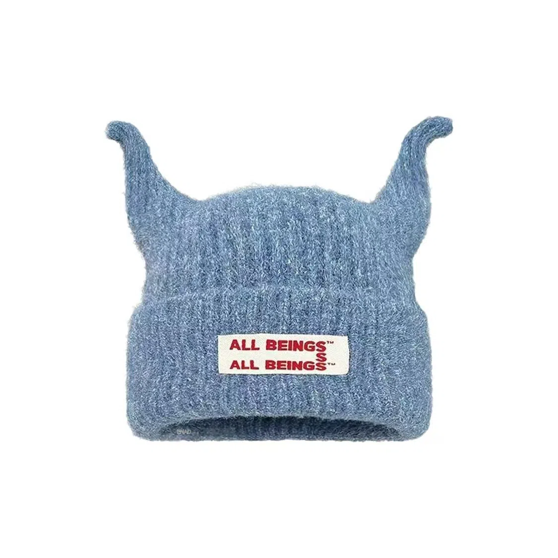 恩僾德 可爱搞怪触角针织保暖百搭显脸小护耳 聚酯纤维 绒线帽 男女同款情侣款