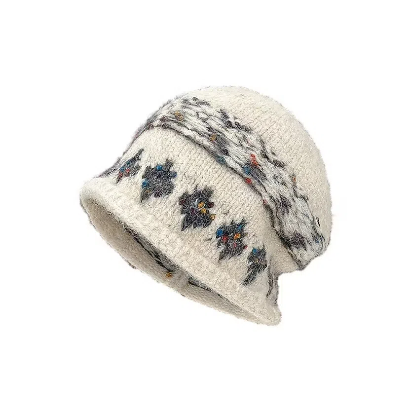 恩僾德 百搭高颜值显脸小时尚保暖氛围感 聚酯纤维 绒线帽 男女同款情侣款