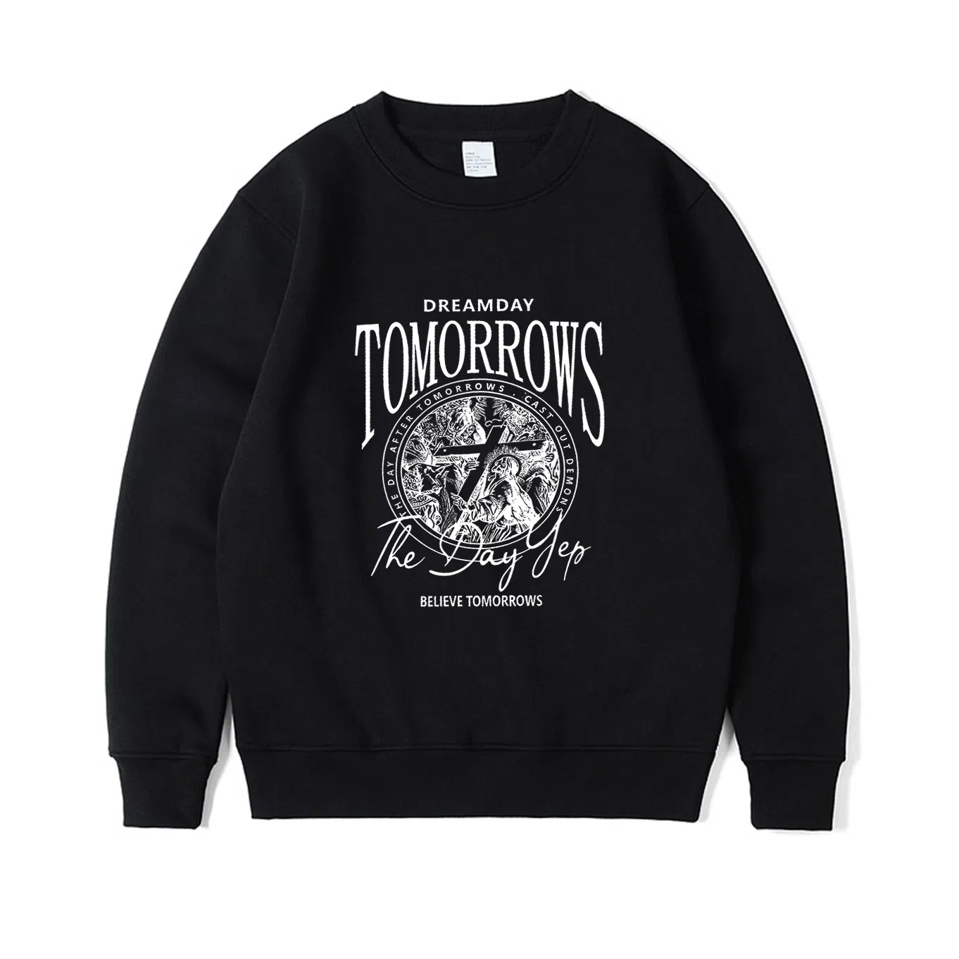 莫代尔 秋冬街头风百搭个性潮流嘻哈美式多色可选卫衣打底衣 男女同款