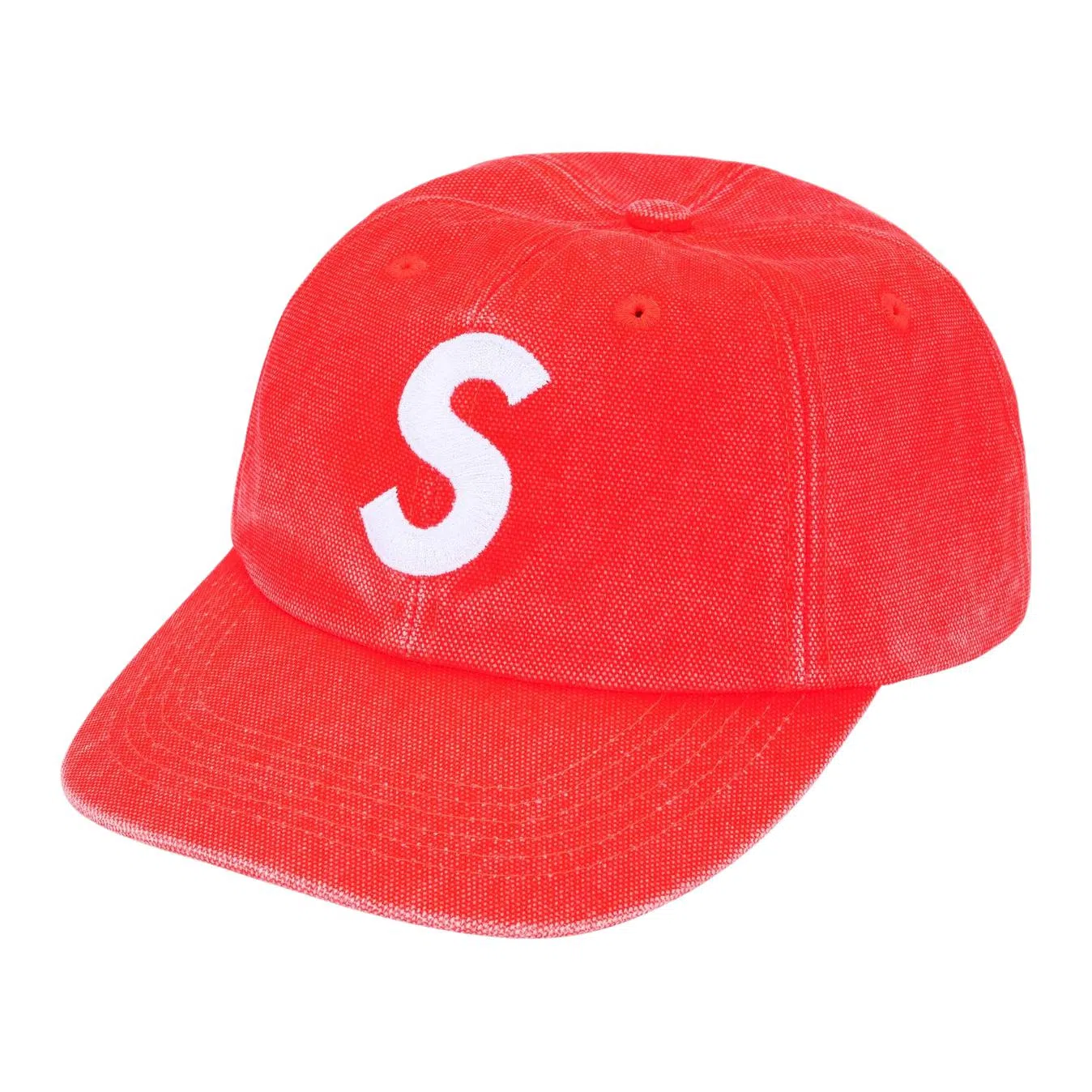 Supreme FW25 Week 6 Pigment Coated Canvas S Logo 6-Panel