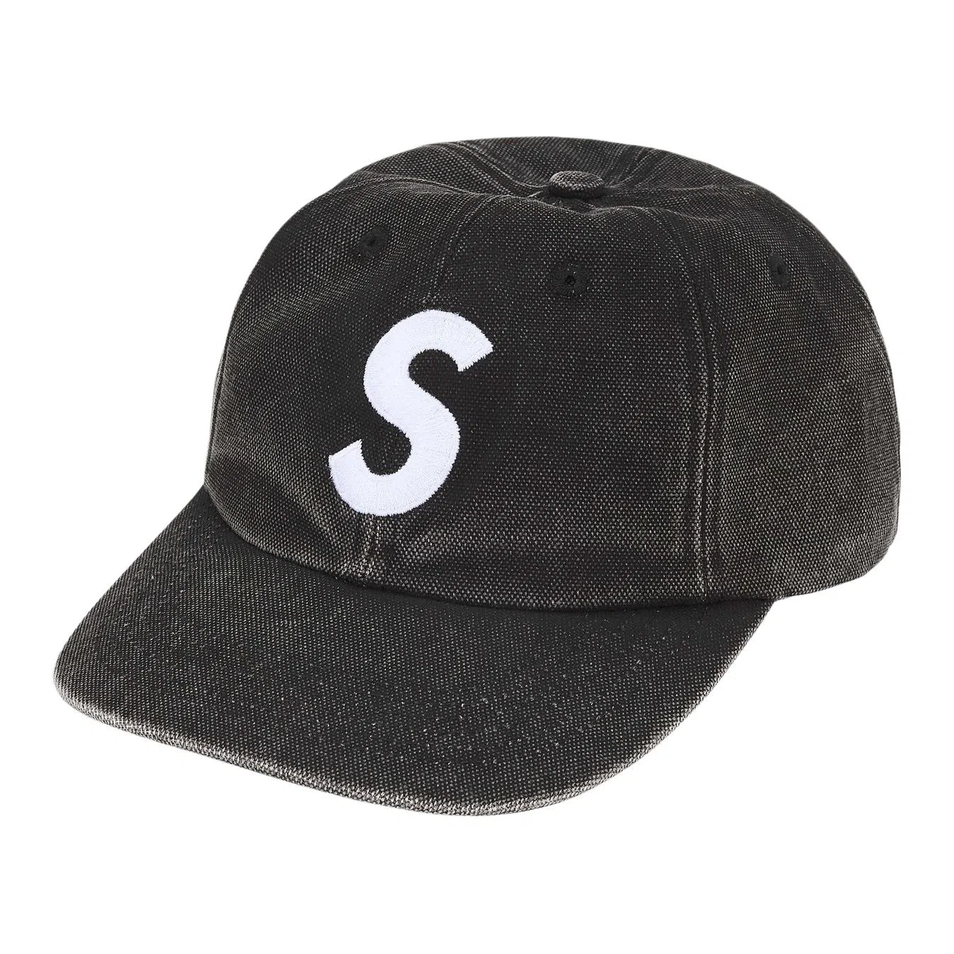 Supreme FW25 Week 6 Pigment Coated Canvas S Logo 6-Panel