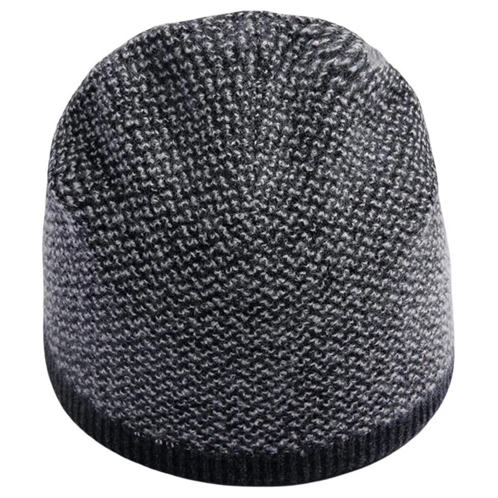 红豆 品牌简约针织保暖防风防寒冷帽 羔羊毛 绒线帽 男款