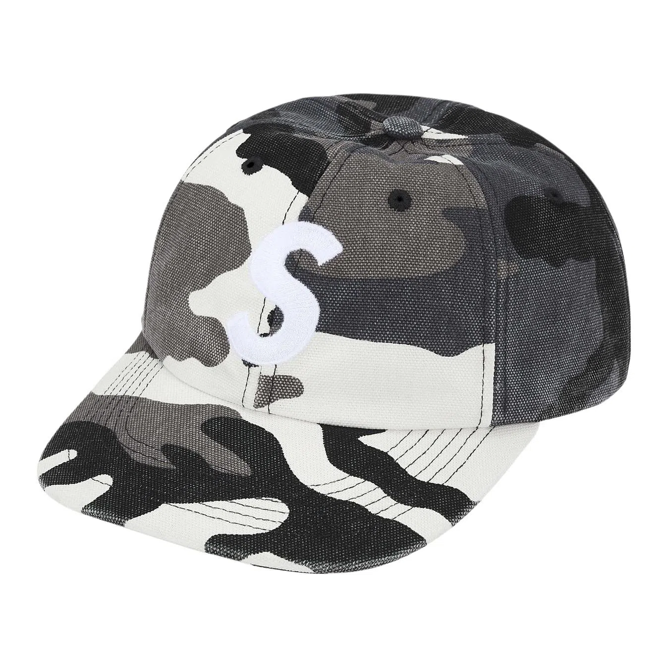 Supreme FW25 Week 6 Pigment Coated Canvas S Logo 6-Panel