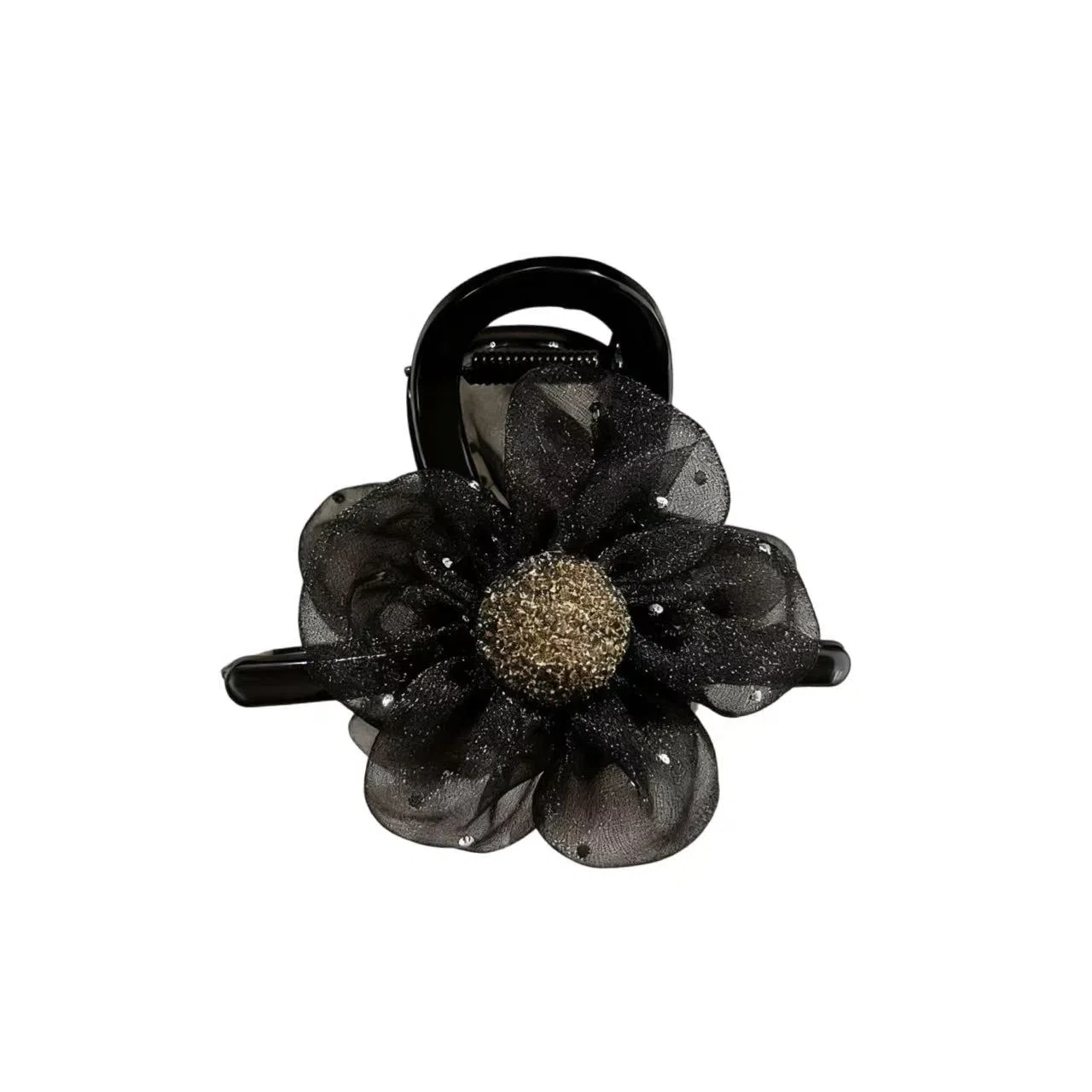 希铃 精致花朵设计 网纱 发夹 女款