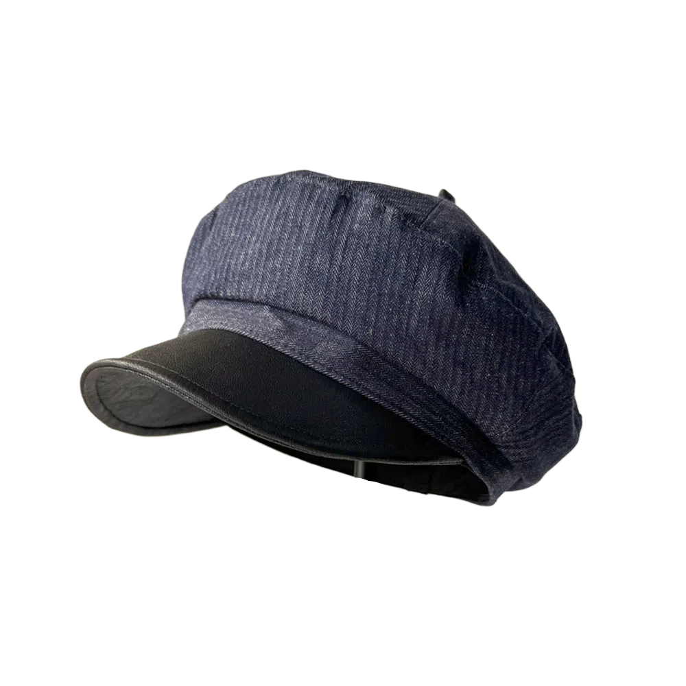 朵澜 时尚显脸小复古风 腈纶 贝雷帽 女款 深蓝色