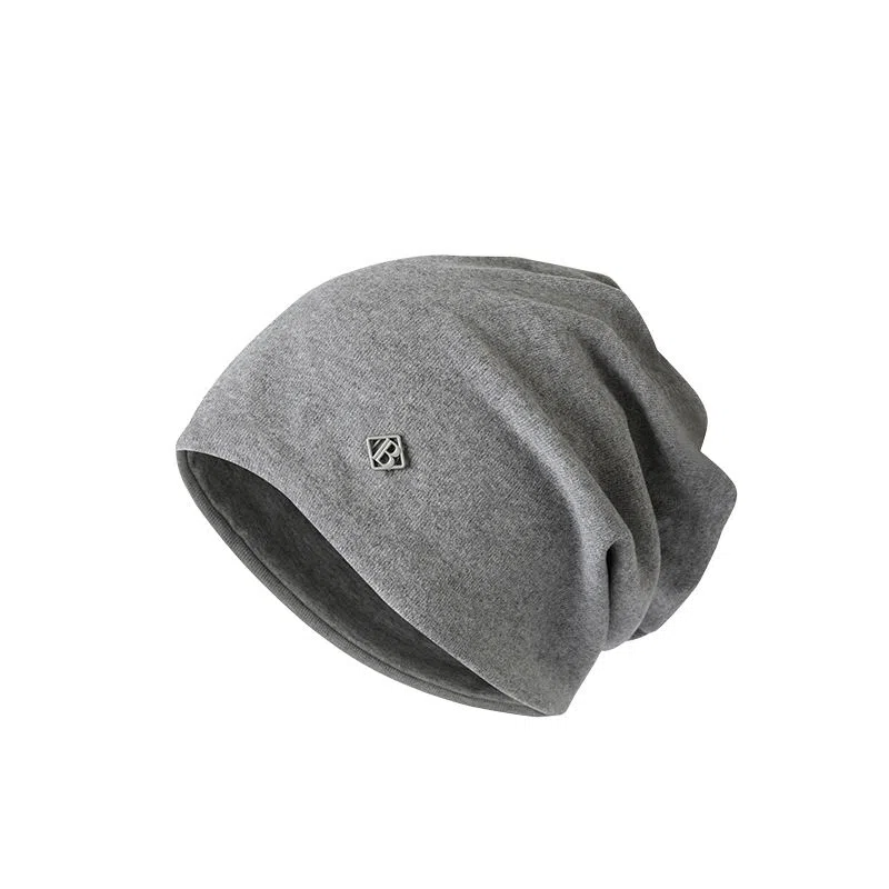 艾佳微 时尚百搭纯色堆堆宽松大头围显脸小包头 德绒 绒线帽 男女同款情侣款