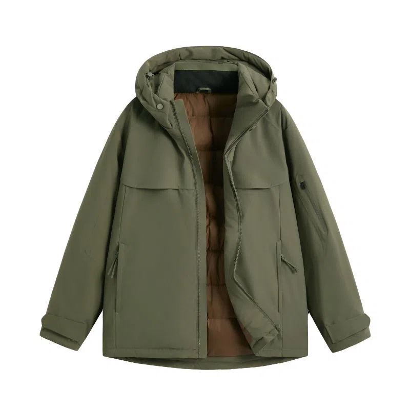 FORHUG Basic Unisex Down Jacket Hoodie