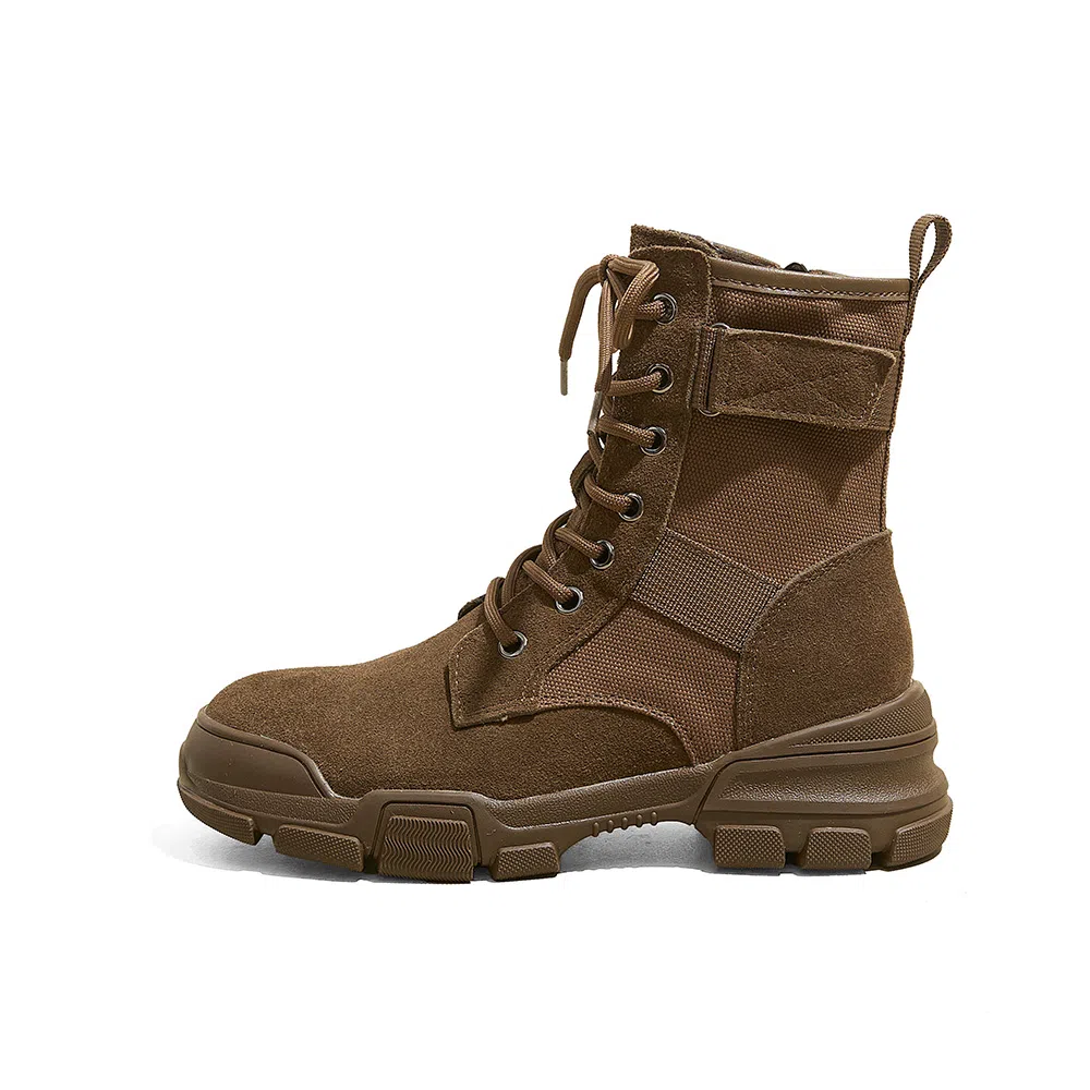 一品公主 厚底马丁春秋轻便短筒机车登山透气徒步沙漠旅游不累脚时尚百搭舒适个性美拉德西部牛仔废土风炸街小个子工装英伦风复古 户外靴 女