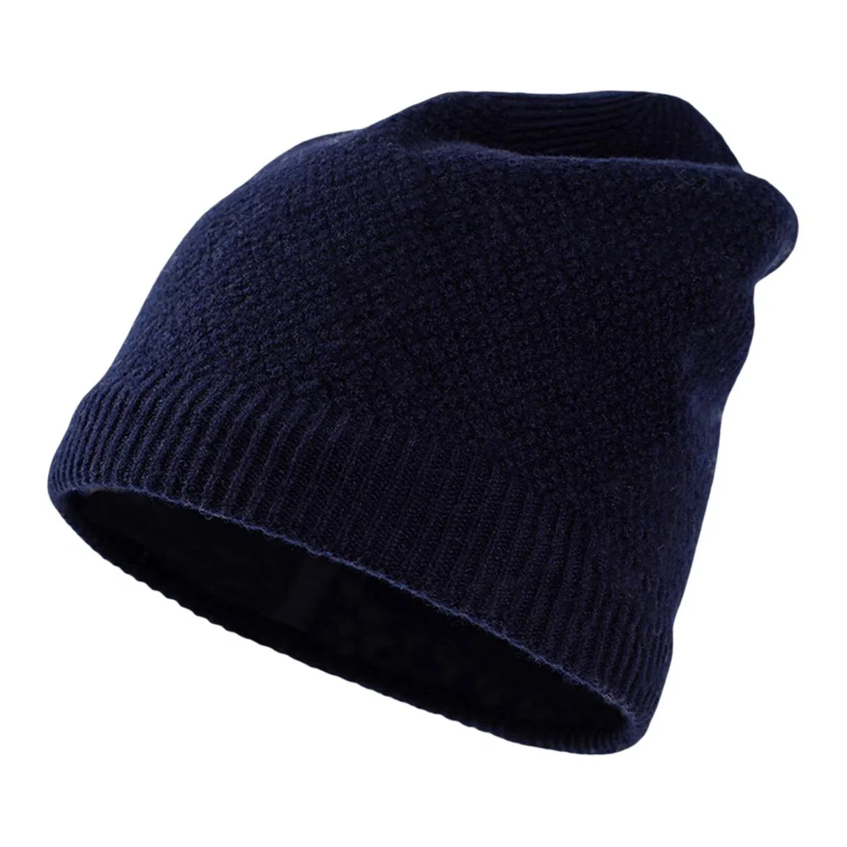 红豆 品牌简约百搭保暖针织 羔羊毛 绒线帽 男款