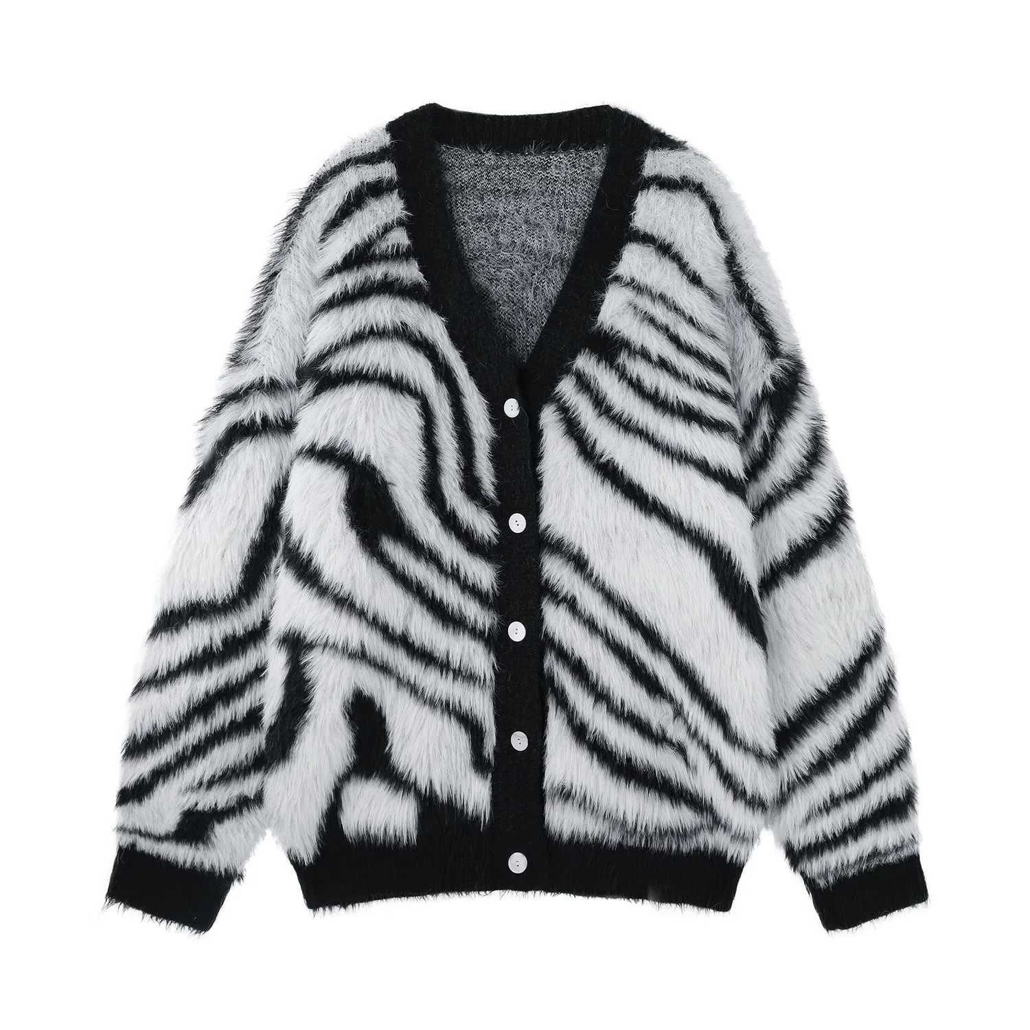 BJHG Reckless Vintage Zebra Cardigan
