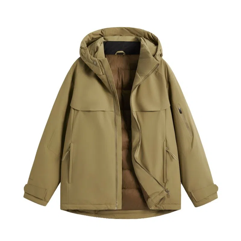 FORHUG Basic Unisex Down Jacket Hoodie