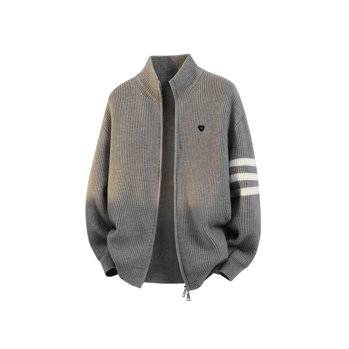 Berserk Loli Retro Heart Embroidered Cardigan