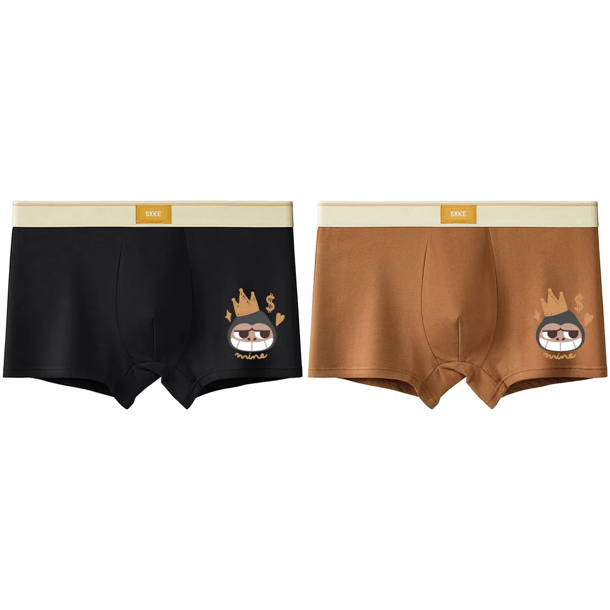ADOONGA Cotton Cartoon Boxer Briefs