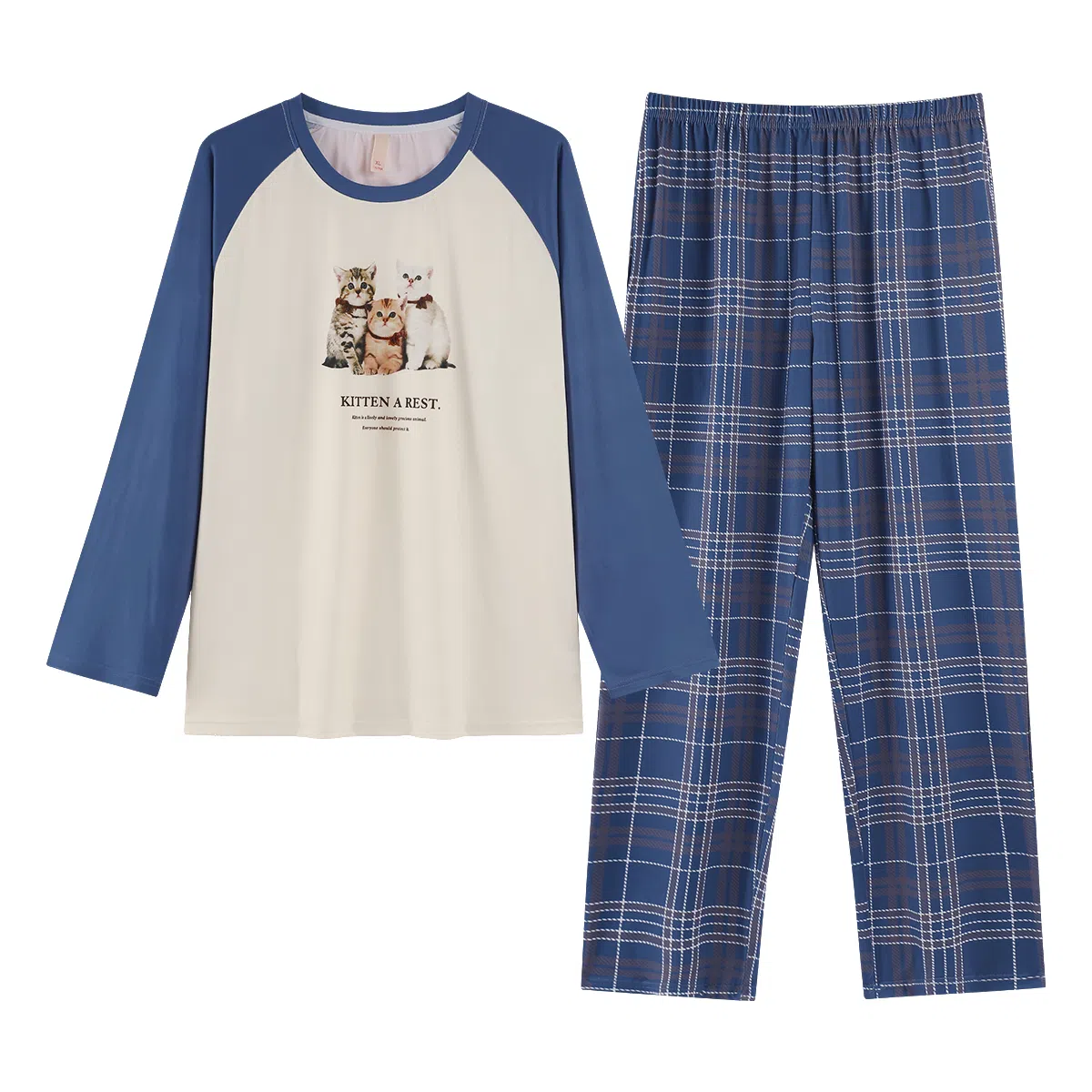 莫代尔 秋冬舒适经典少女感宽松亲肤慵懒家居服可外穿睡衣套装 女款