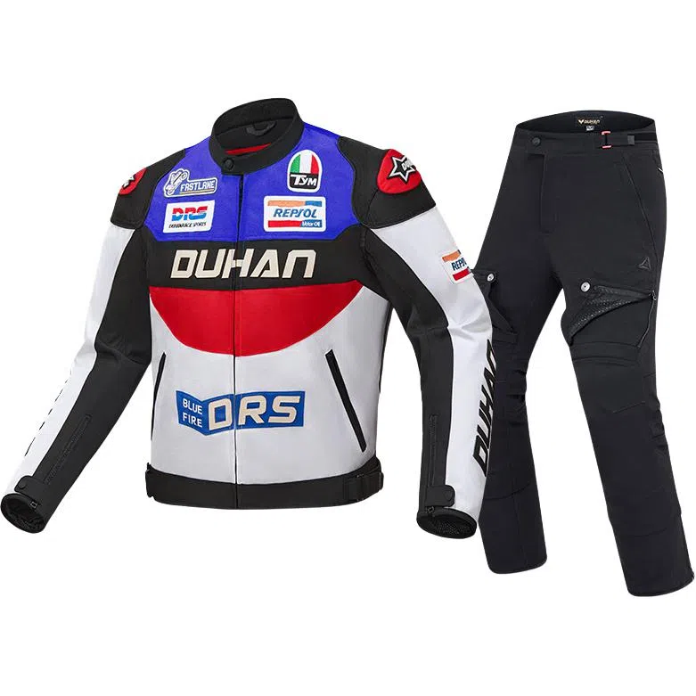杜汉 摩托车赛车套装机车服夹克 男女同款