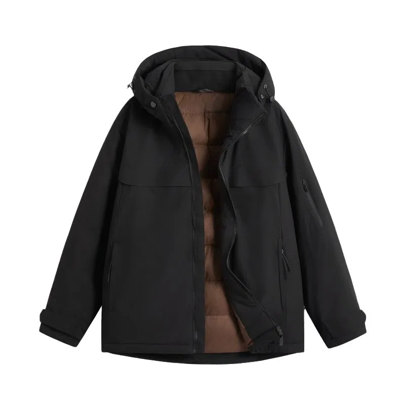 FORHUG Basic Unisex Down Jacket Hoodie