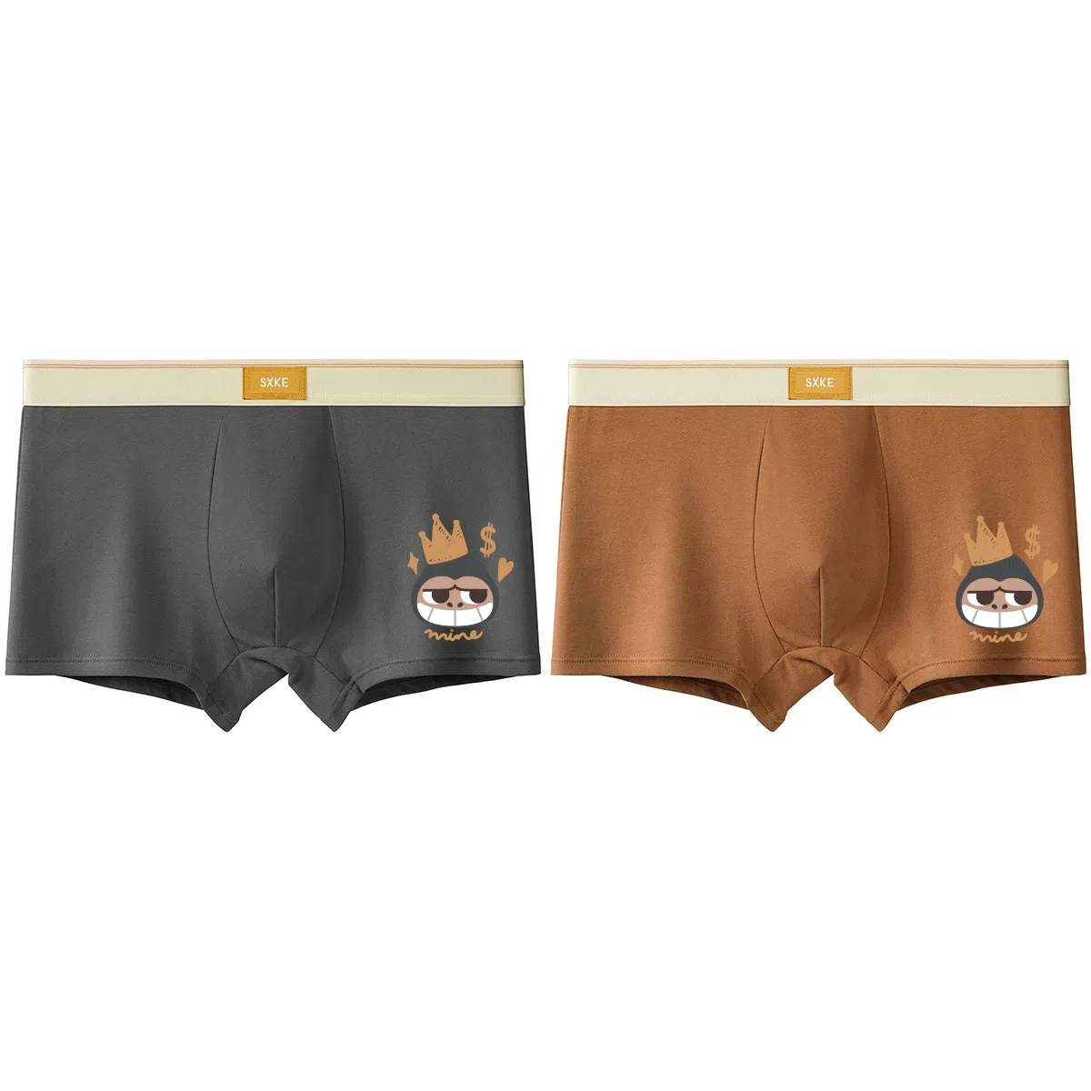 ADOONGA Cotton Cartoon Boxer Briefs