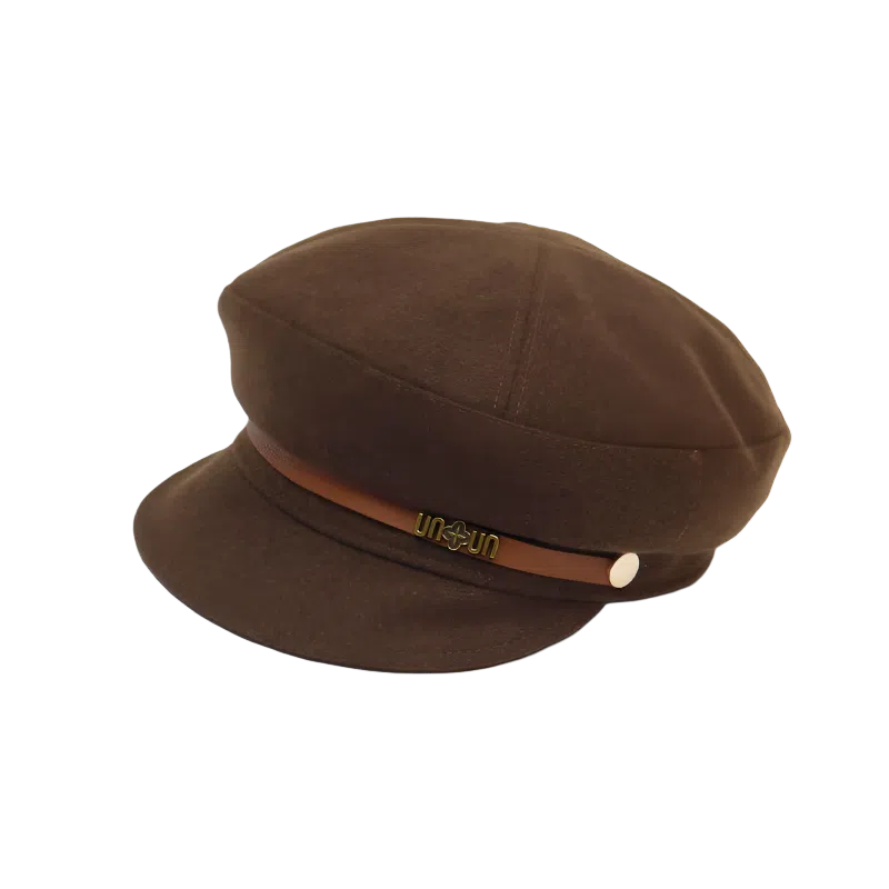 朵澜 气质海军帽英伦复古八角帽时尚百搭休闲防寒 腈纶 贝雷帽 女款