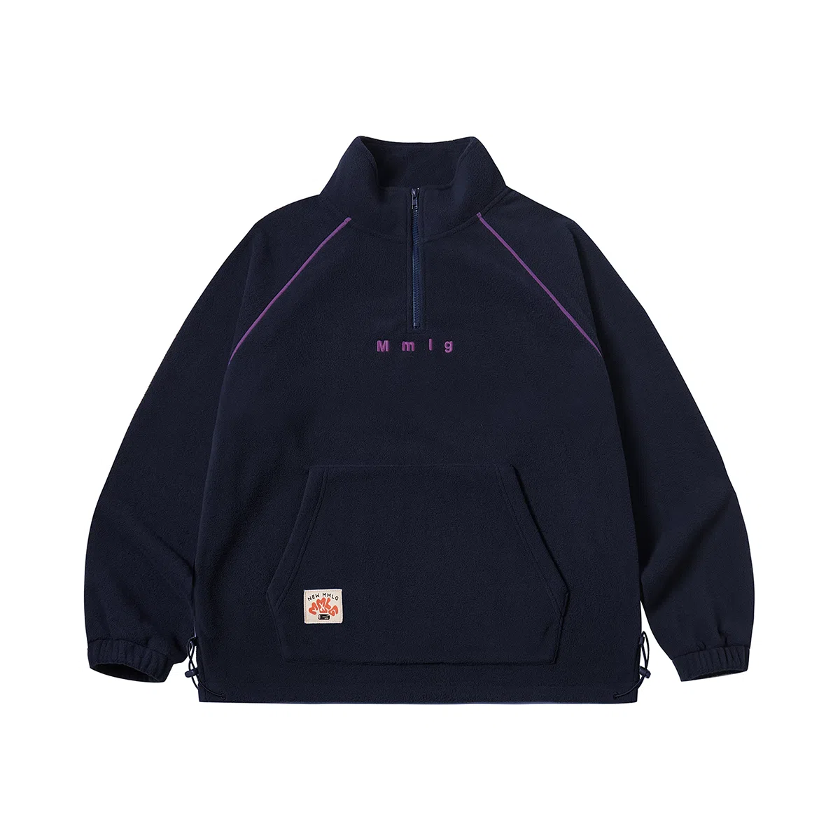 Mmlg Embroidered Half-Zip Fleece Pullover