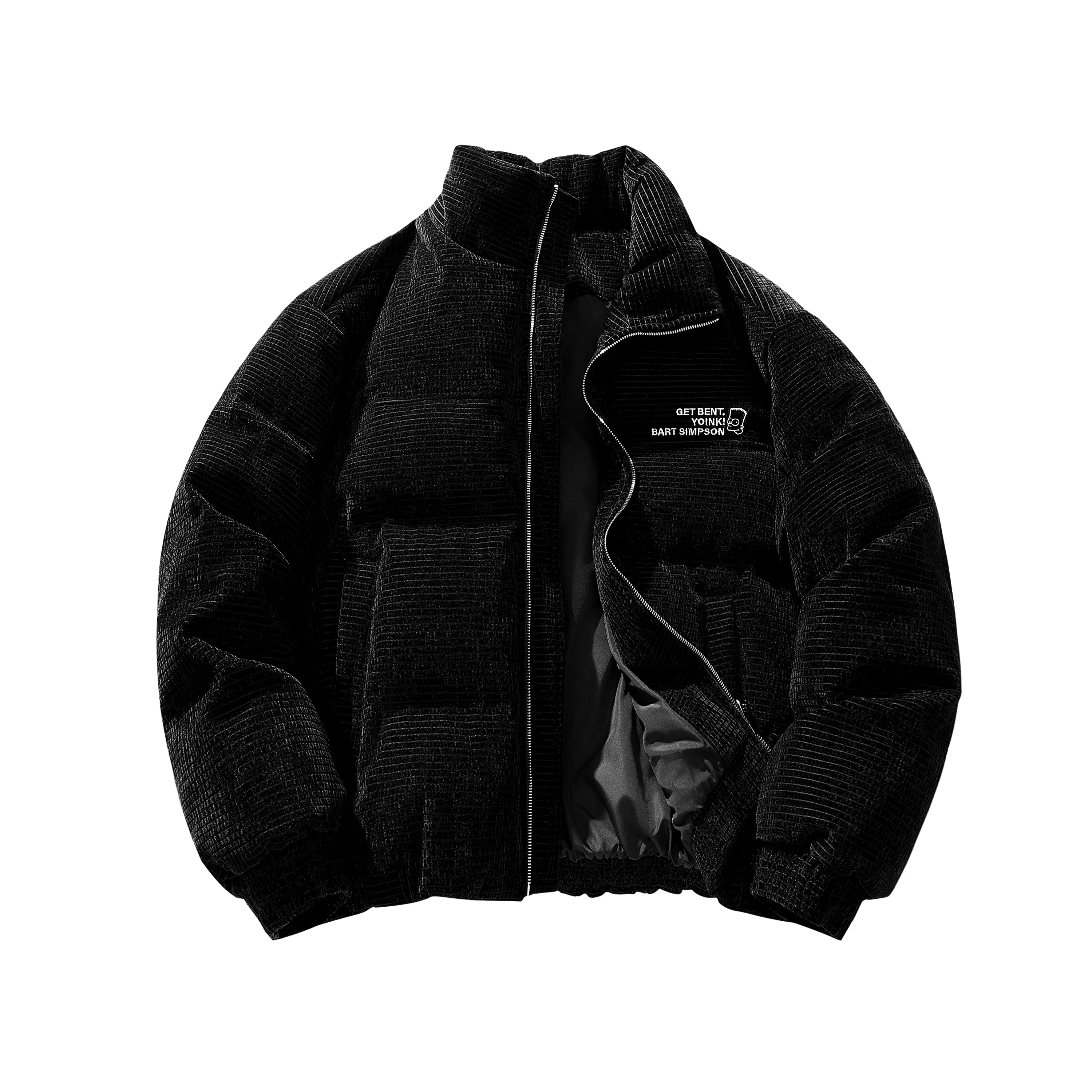 The Simpsons Waffle Texture Down Jacket