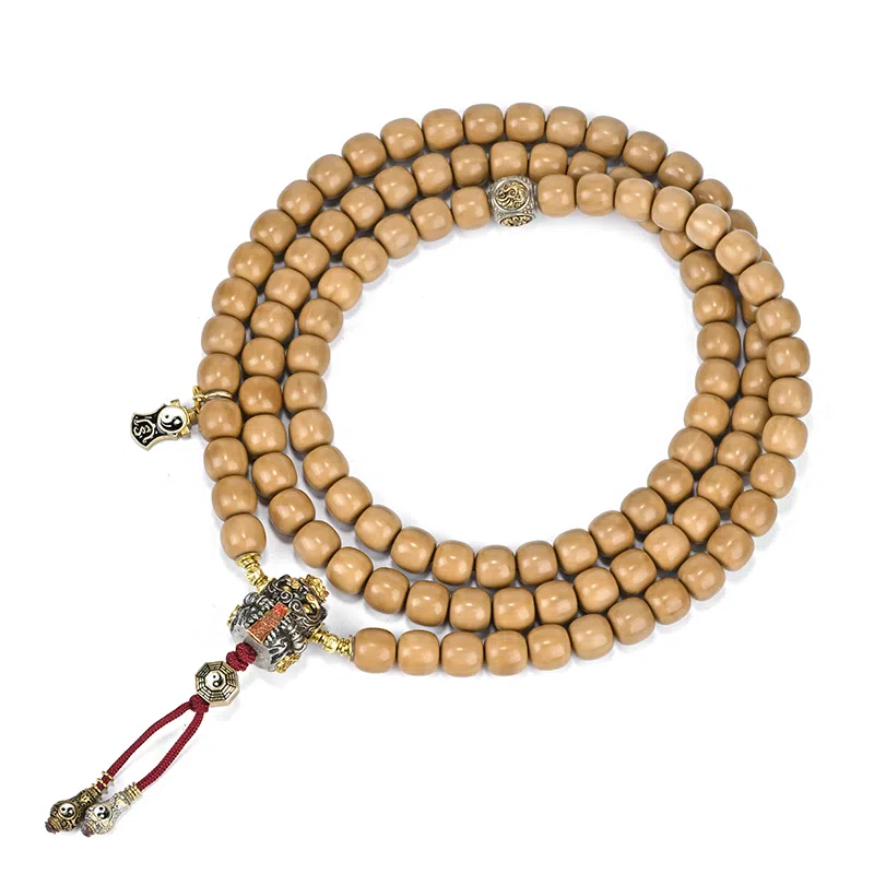 钰澜文玩 「金尊白帝玄虎」 猴头核桃 手串 男女同款情侣款