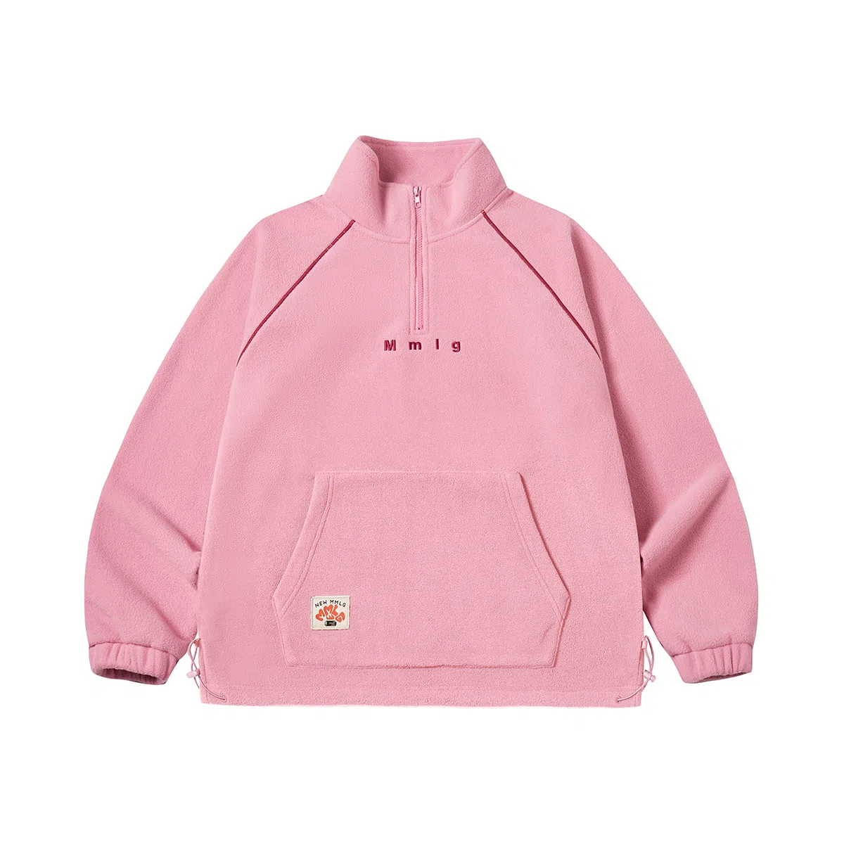 Mmlg Embroidered Half-Zip Fleece Pullover