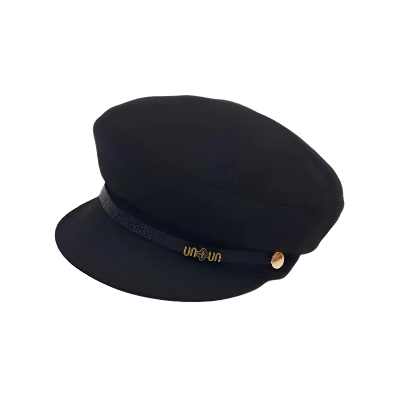 朵澜 气质海军帽英伦复古八角帽时尚百搭休闲防寒 腈纶 贝雷帽 女款