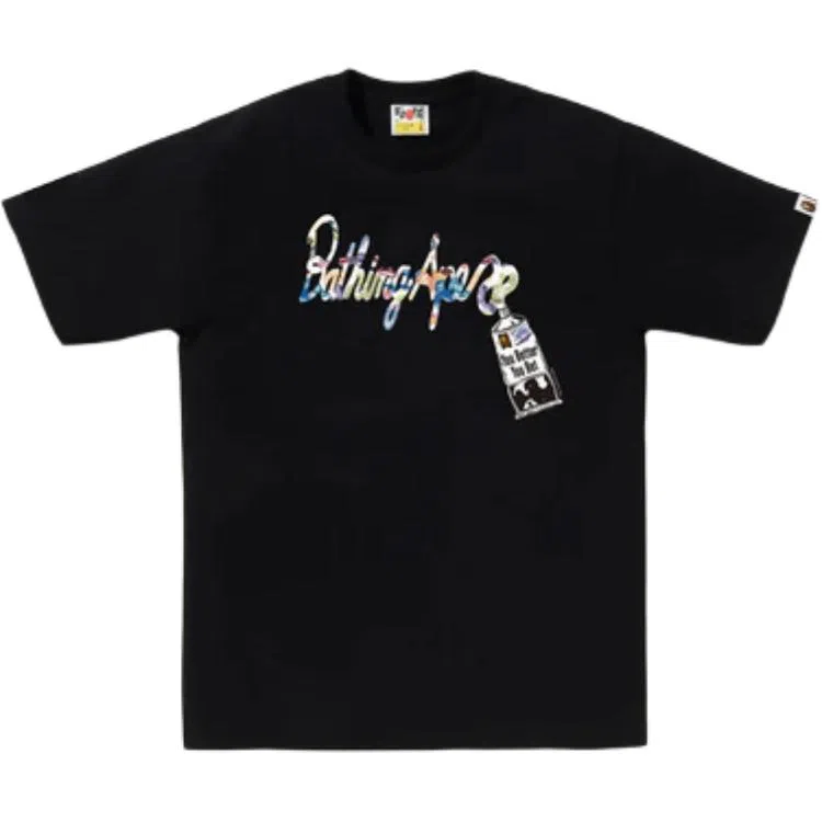 A BATHING APE FW25 ART CAMO logoT