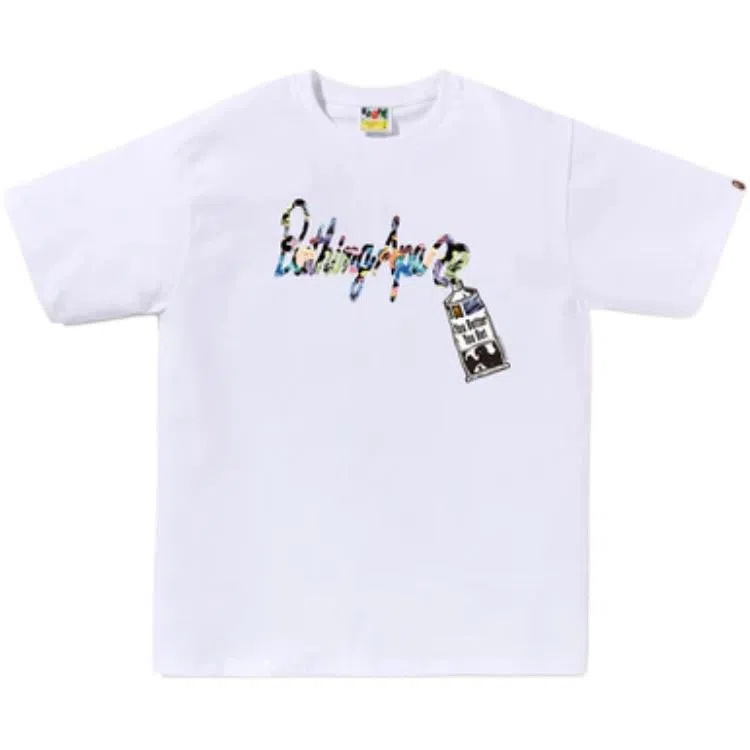 A BATHING APE FW25 ART CAMO logoT