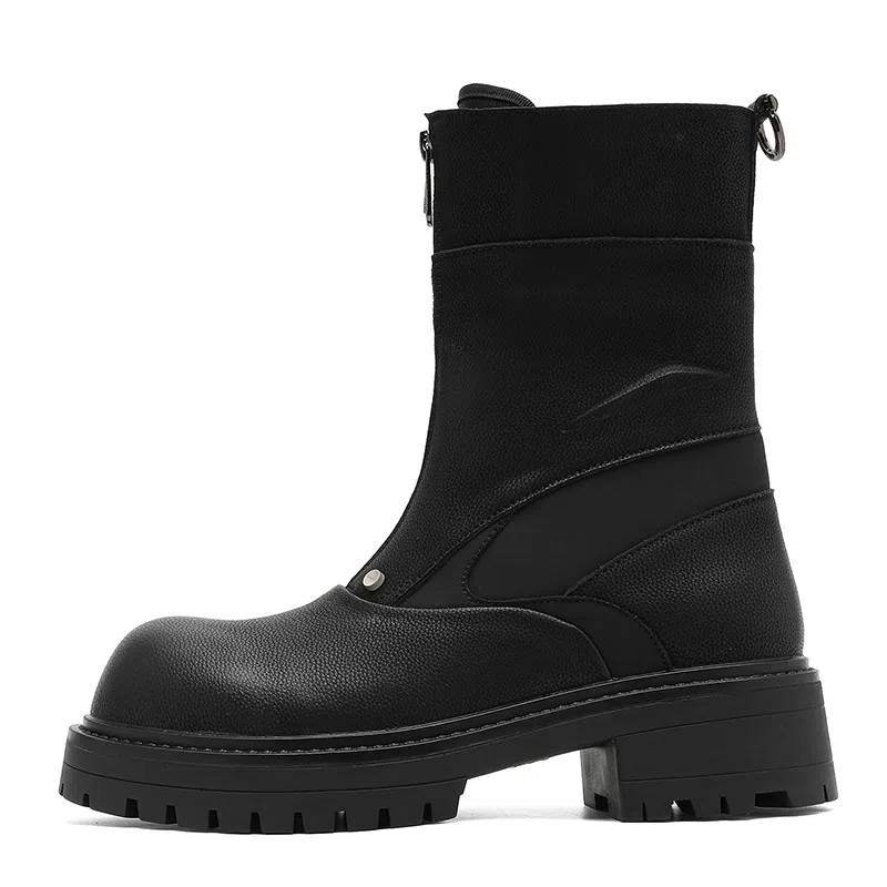Dounkol Double Layer Pigskin High-top Boots