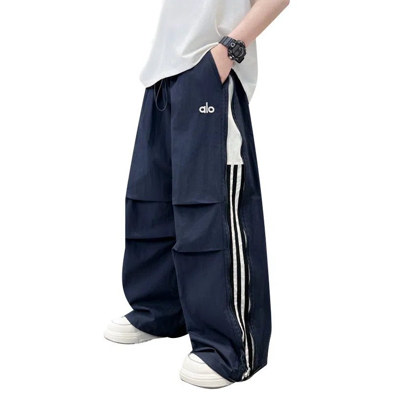 简约休闲运动舒适宽松长裤工装裤 通用