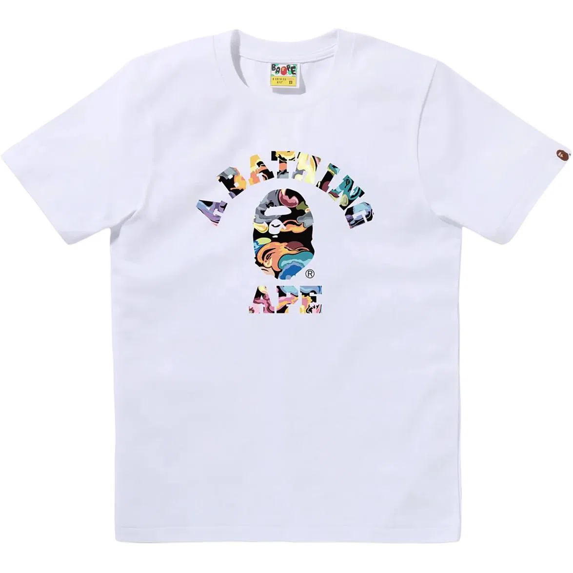 A BATHING APE ART CAMO FW25 ART CAMO logo T
