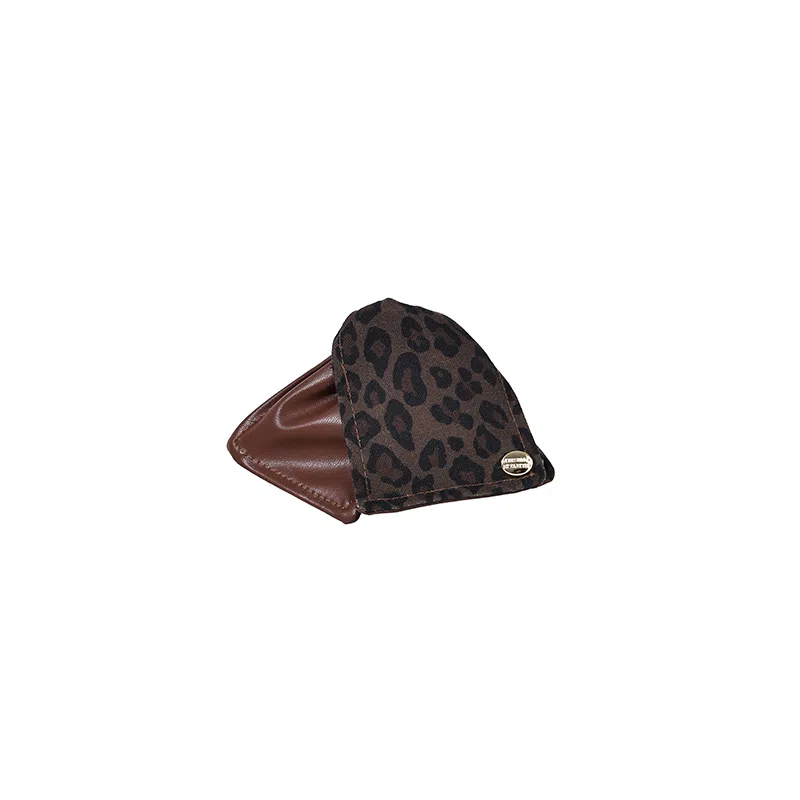 水中玉 豹纹三角抓夹高级感后脑勺盘发气质夹发卡头饰 亚克力 发夹 女款