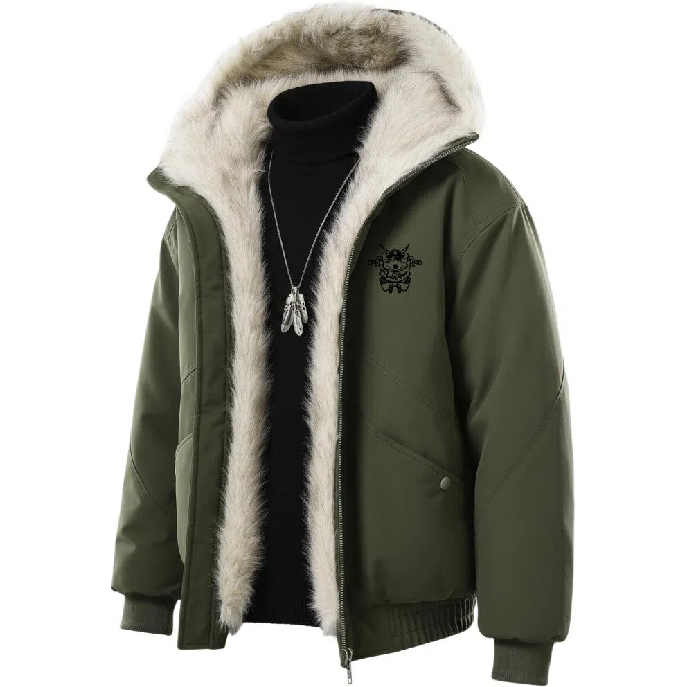 大卫贝肯 美式高街痞帅防貂毛连帽保暖防寒宽松舒适潮流棉服 男女同款