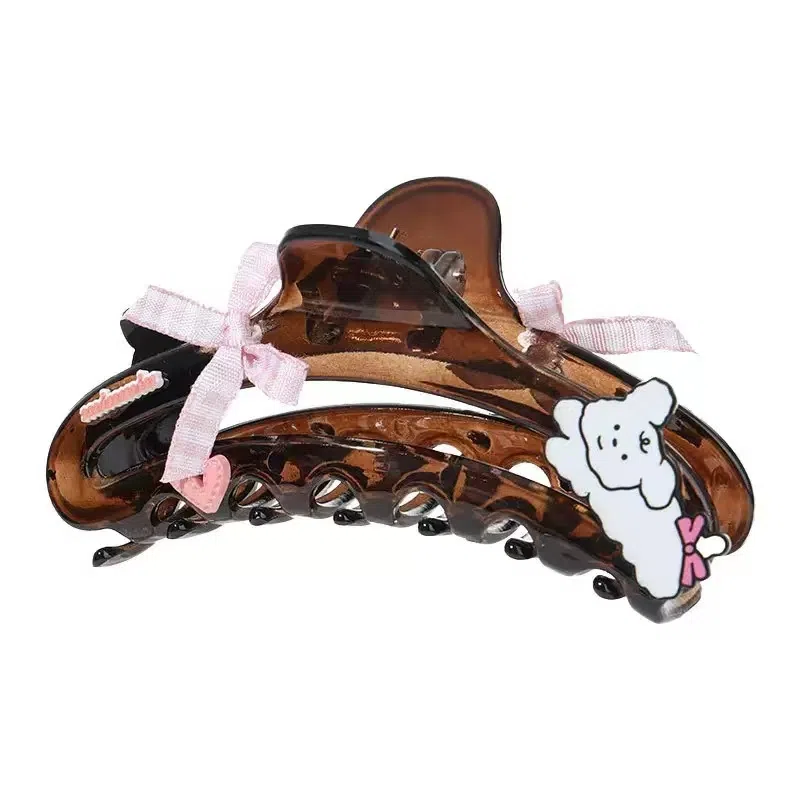 希铃 卡通可爱小狗 亚克力 发夹 女款