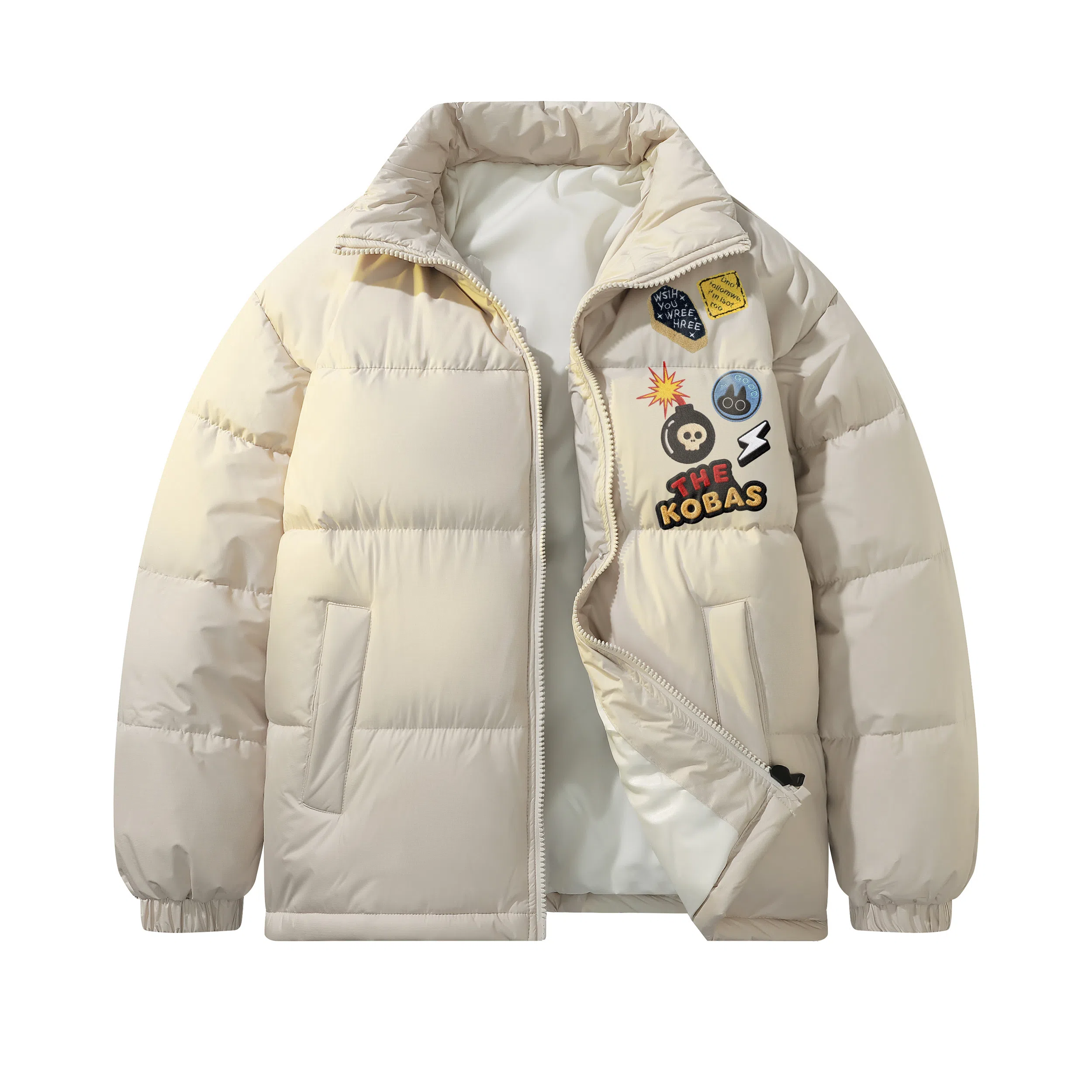 KOKO BASE Bomber Puffer Jacket