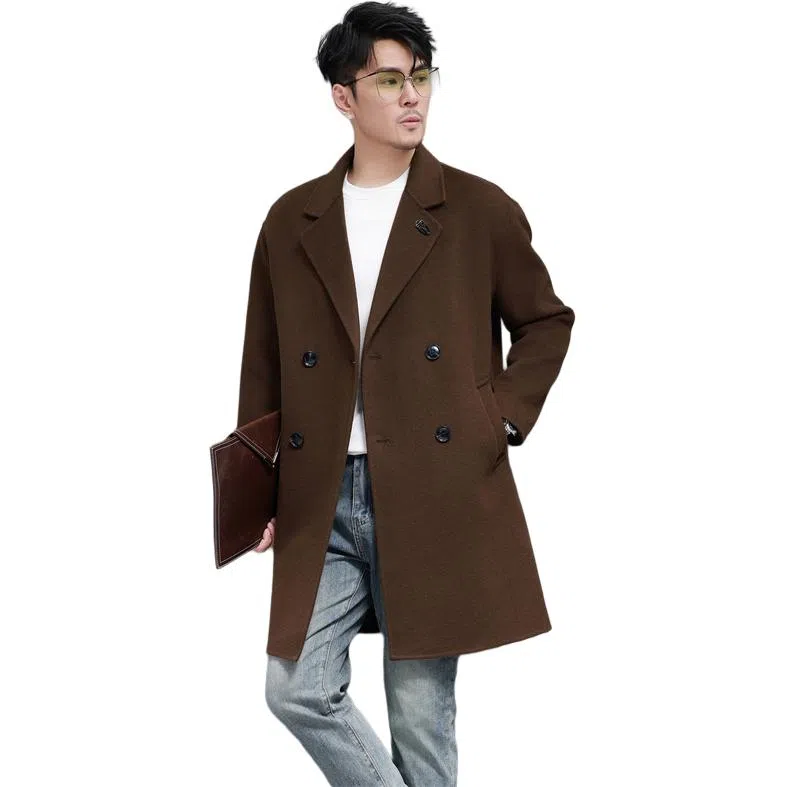 FAKE UINTAGE Double-Breasted Wool Coat