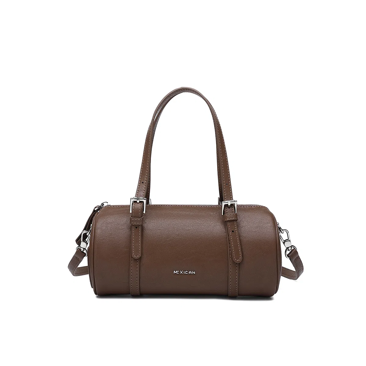 稻草人 经典百搭时尚通勤 牛皮 单肩手提包 女款