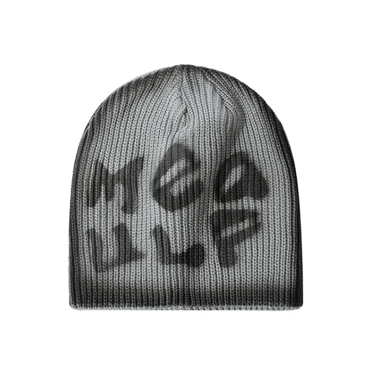 浪莎 韩系个性字母提花大头围小众设计秋冬季出街通勤百搭 腈纶 绒线帽 男女同款情侣款