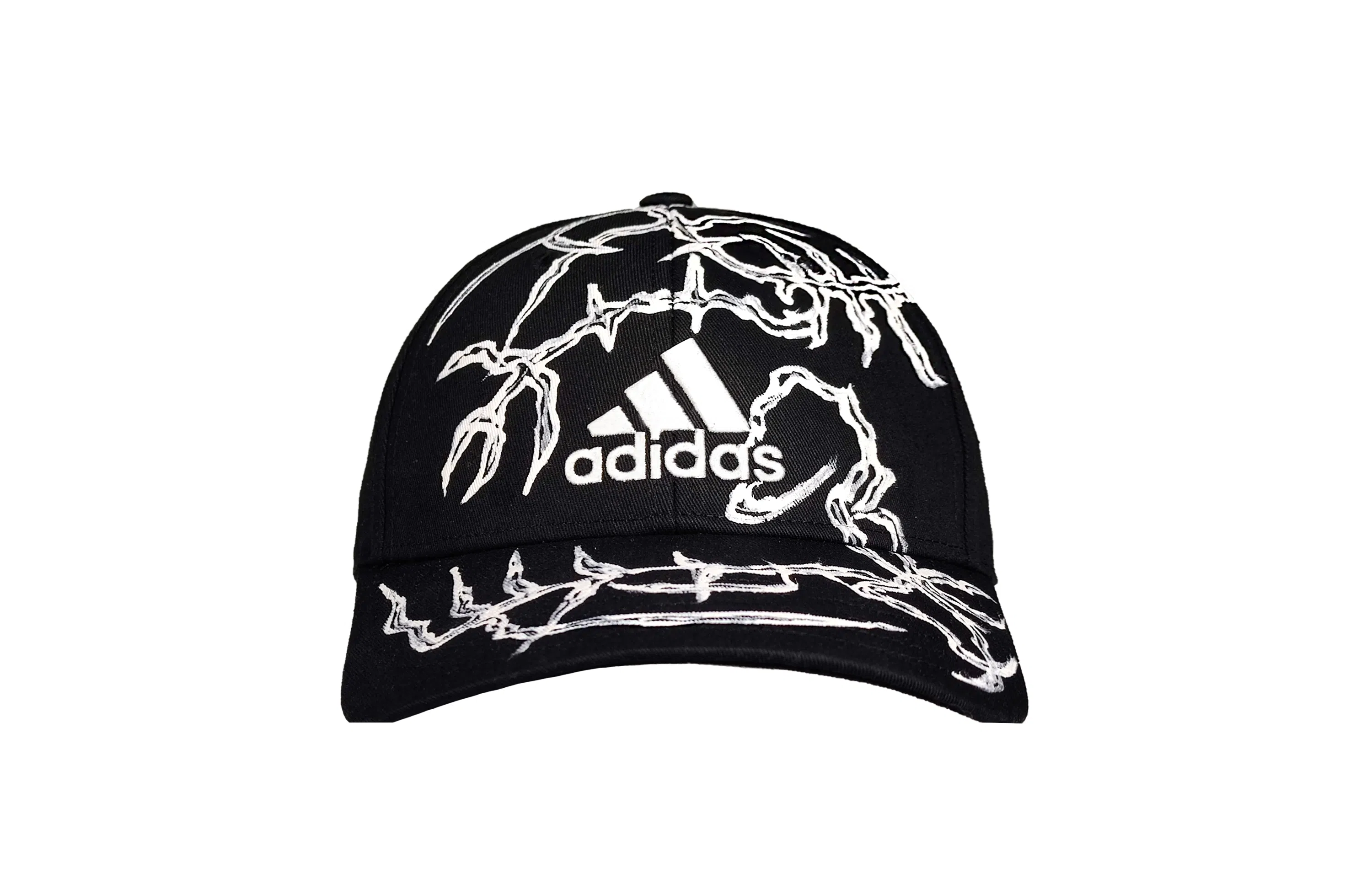 adidas Logo Embroidered Baseball Cap Black