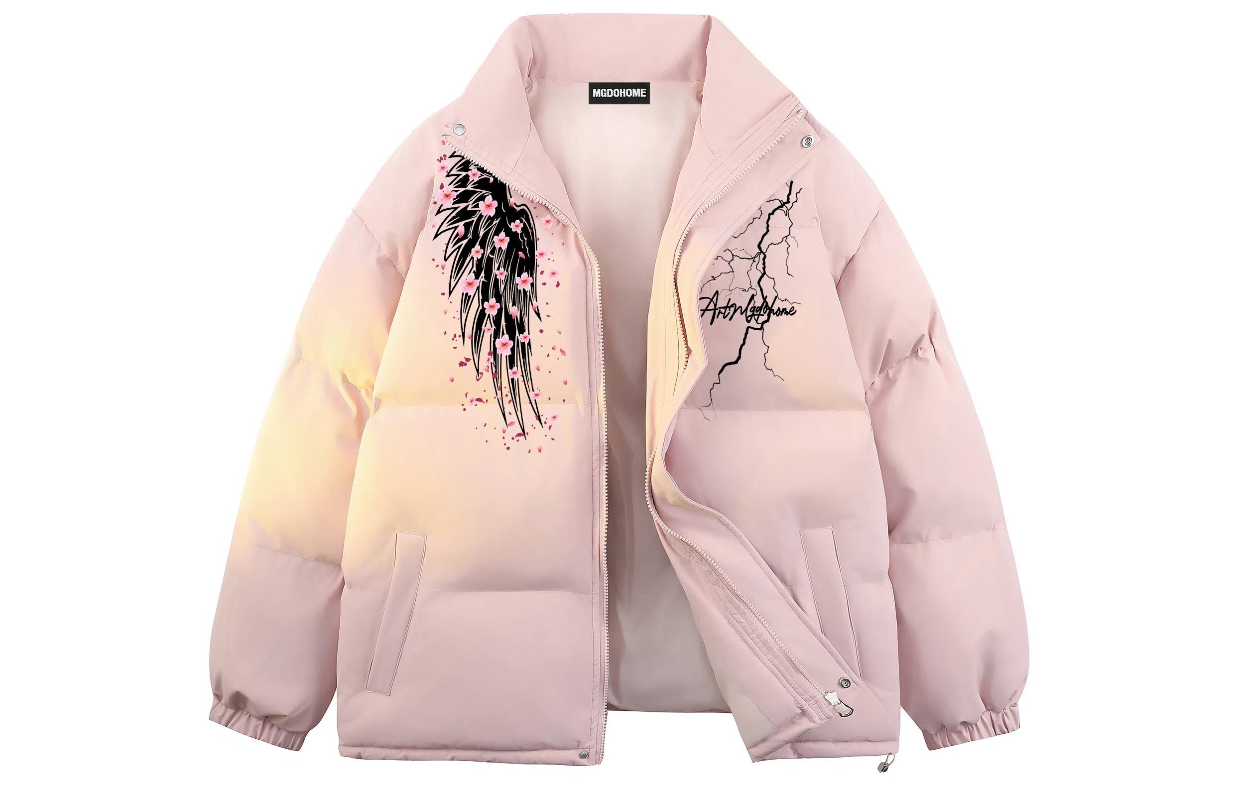 MGDOHOME Feather Wing Logo Puffer Jacket