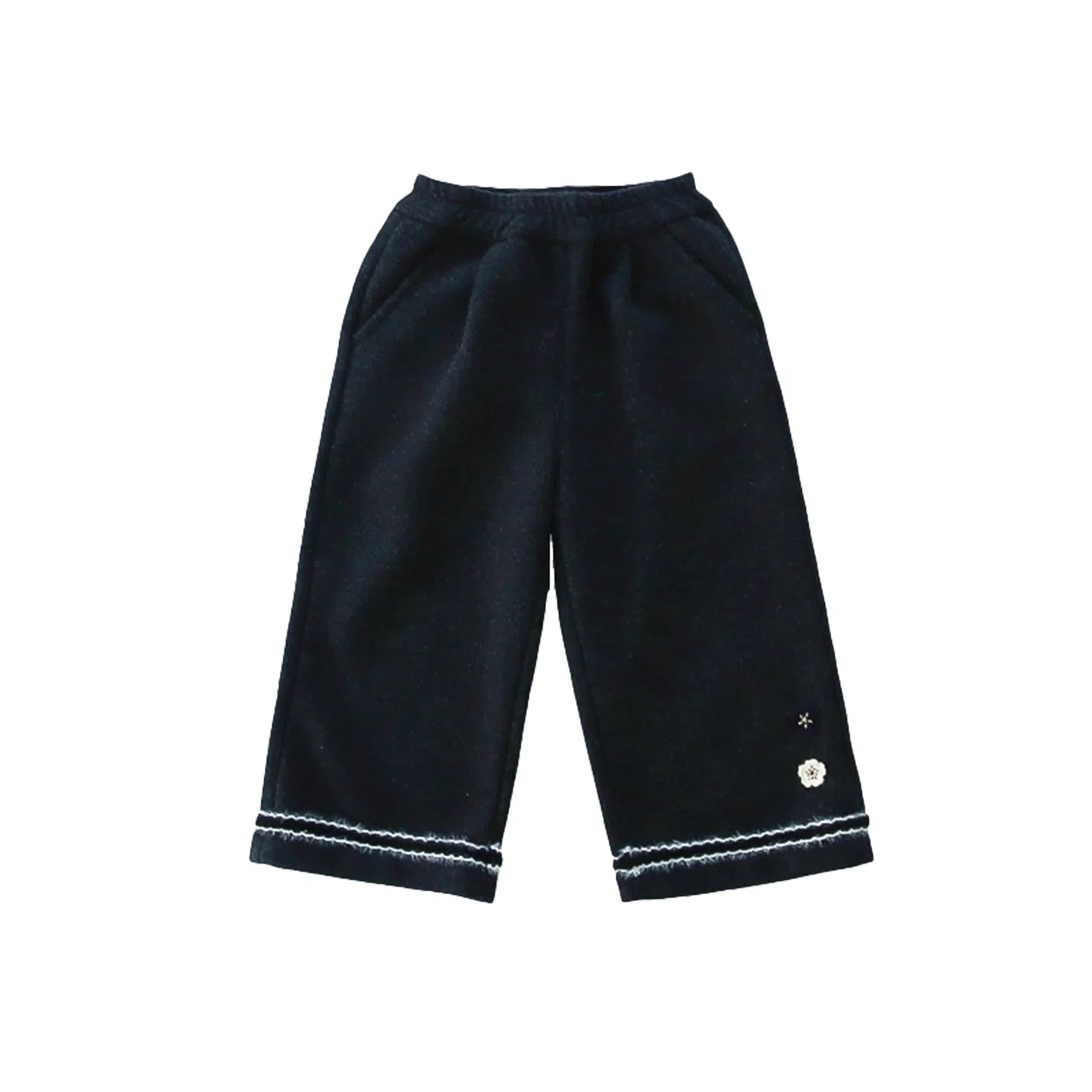 可爱小花朵舒适保暖加厚休闲裤 冬