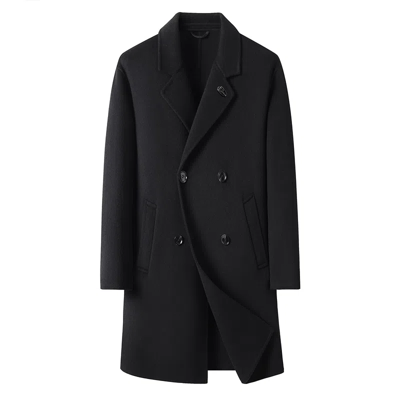 FAKE UINTAGE Double-Breasted Wool Coat