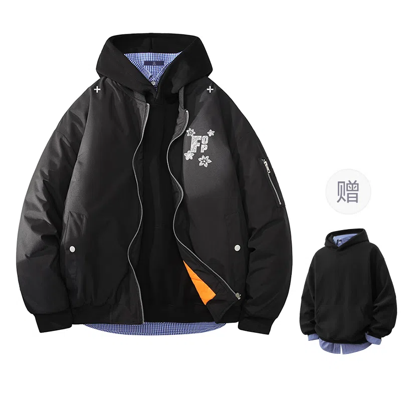 FAX FOR FMACM Vintage Lace Letter Print Jacket