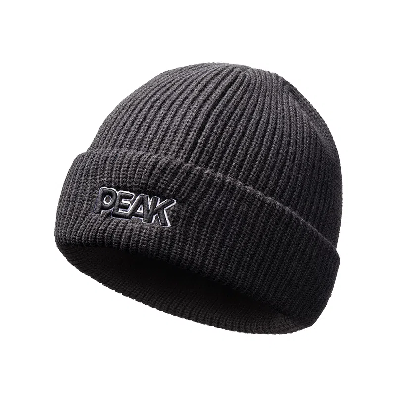 匹克 休闲简约潮流保暖防静电 腈纶 绒线帽 男女同款情侣款