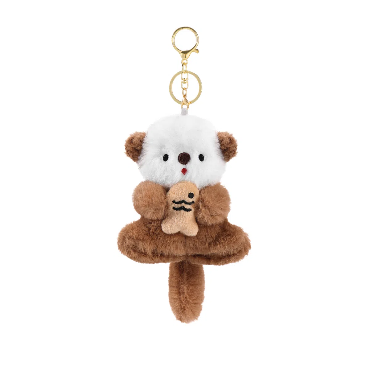 OFLY Cute Plush Otter Bag Doll Keychain