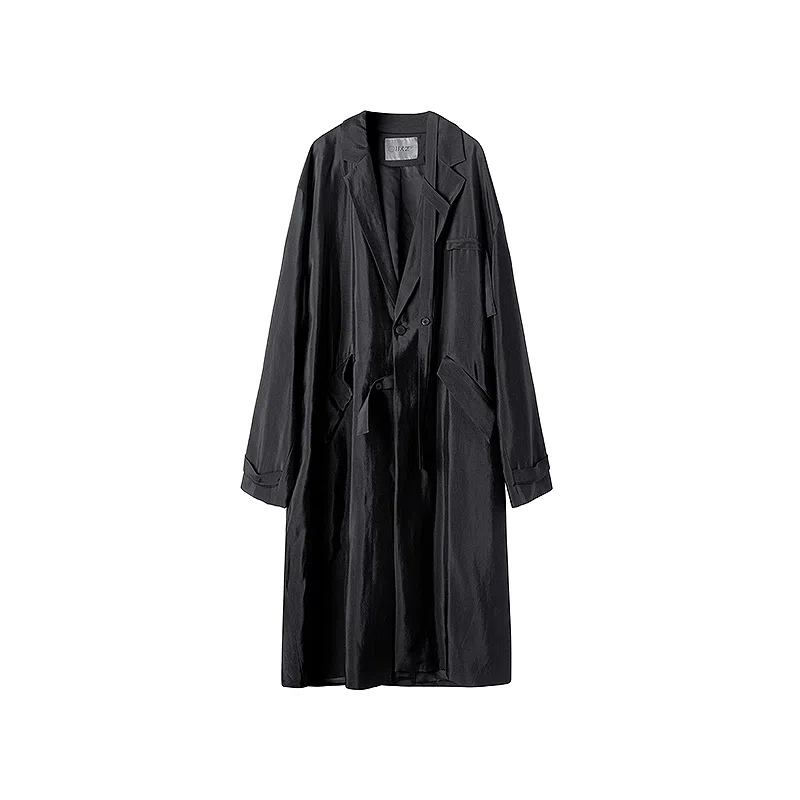 幻象者 原创设计高级感廓形长款风衣 外套 男女同款