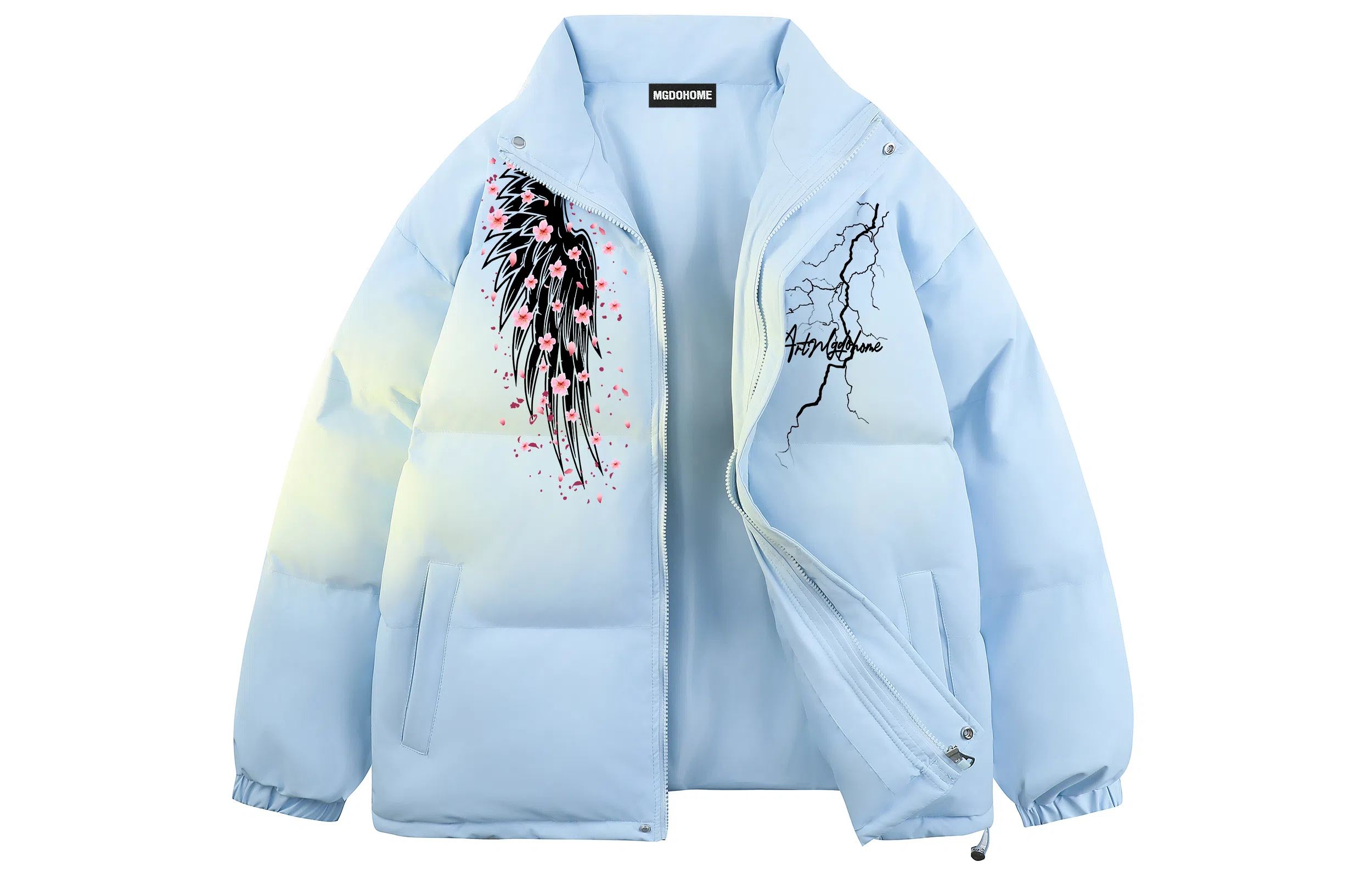 MGDOHOME Feather Wing Logo Puffer Jacket